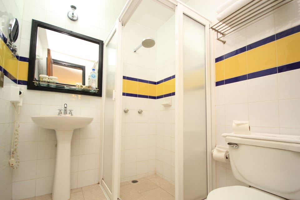 Superior Double Room | Bathroom | Free toiletries, hair dryer, towels, soap