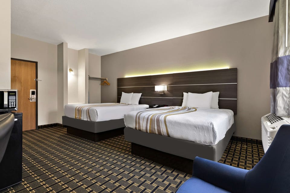 Standard Room, 2 Queen Beds, Non Smoking, Refrigerator & Microwave | Individually decorated, individually furnished, desk, laptop workspace