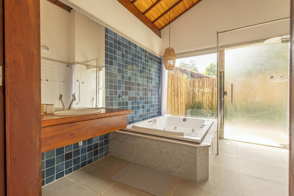 Bungalow, Partial Ocean View | Private spa tub