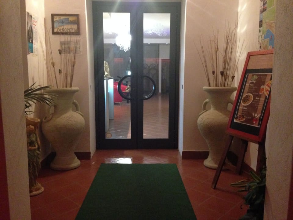 Interior entrance