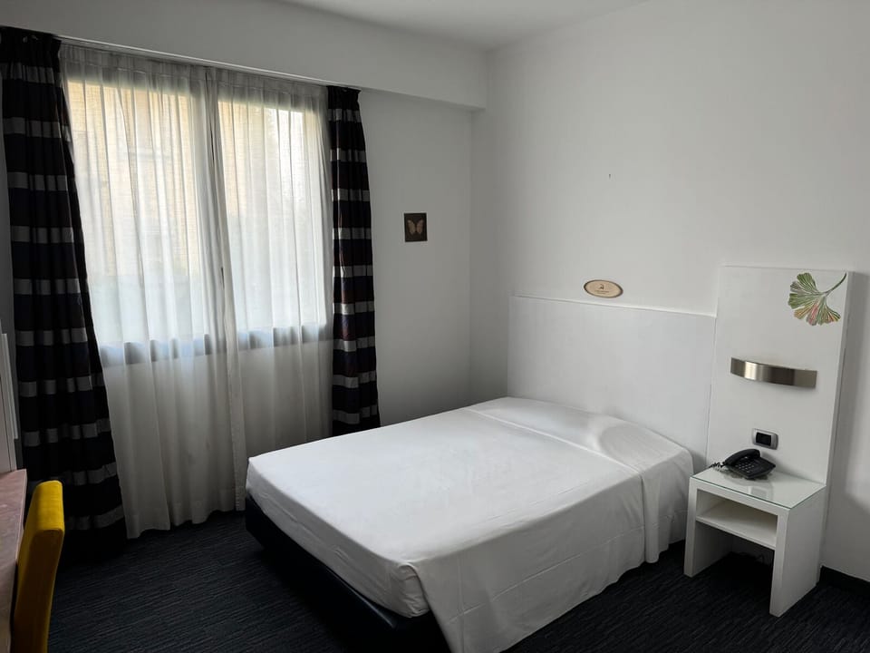 Down comforters, in-room safe, desk, blackout drapes