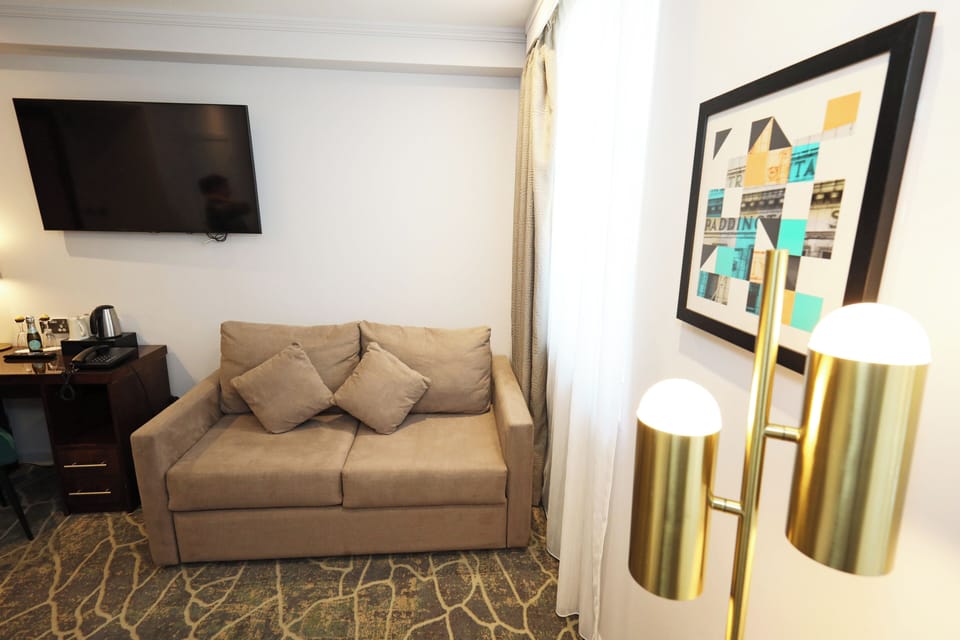 Executive Room, 1 King Bed with Sofa bed | Living area | 42-inch flat-screen TV with cable channels, TV