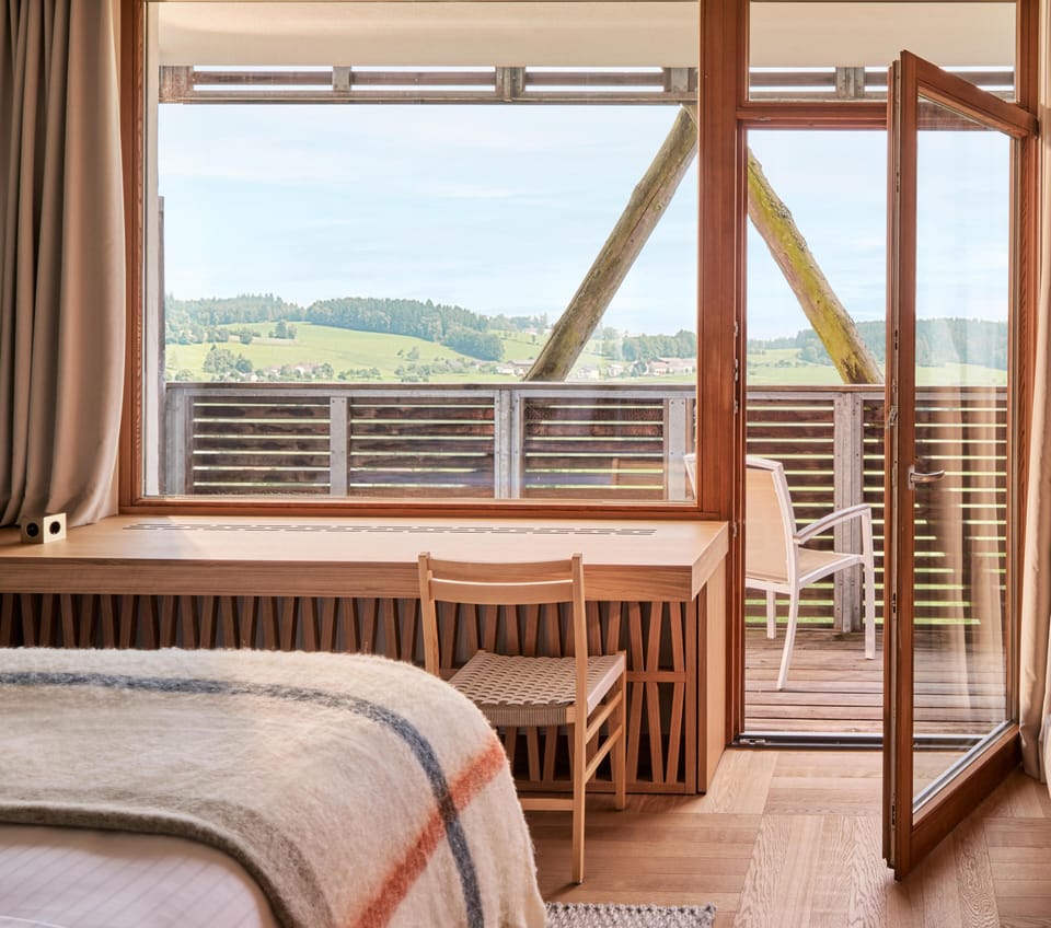 Superior Room, Balcony, Valley View | Minibar, in-room safe, desk, laptop workspace