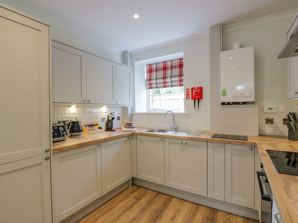 Fridge, microwave, dishwasher, electric kettle
