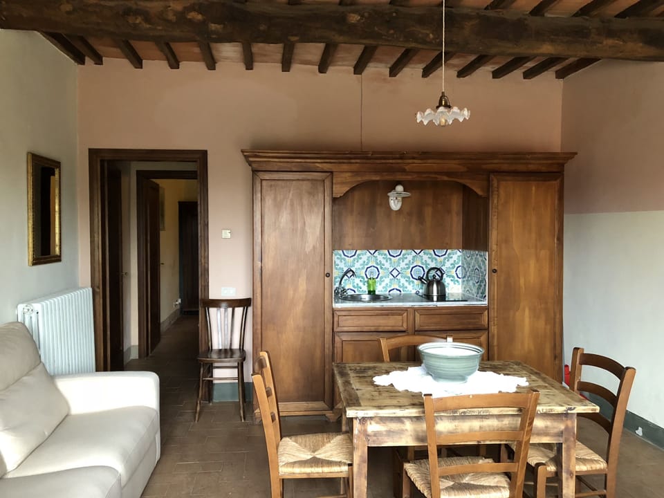 Superior Apartment, 1 Double Bed with Sofa bed, Kitchenette (air condition) | Living area | 32-inch flat-screen TV with satellite channels, TV