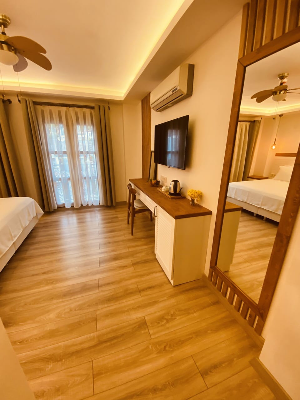 Panoramic Double or Twin Room | Premium bedding, minibar, in-room safe, desk
