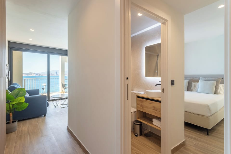 Superior Apartment, 2 Bedrooms, Sea View, Oceanfront | In-room safe, blackout drapes, soundproofing, iron/ironing board