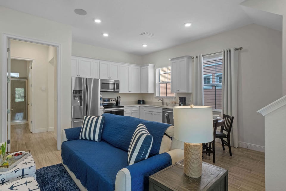 House, Multiple Beds, Hot Tub, Garden View (Get Happy) | Living area | 42-inch flat-screen TV with digital channels