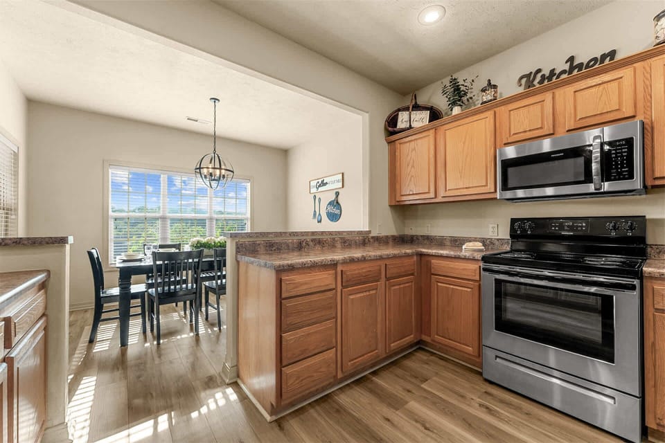 Townhome, Multiple Beds, Balcony, Garden View (Birdie Lane Beauty) | Private kitchen | Coffee/tea maker, dining table