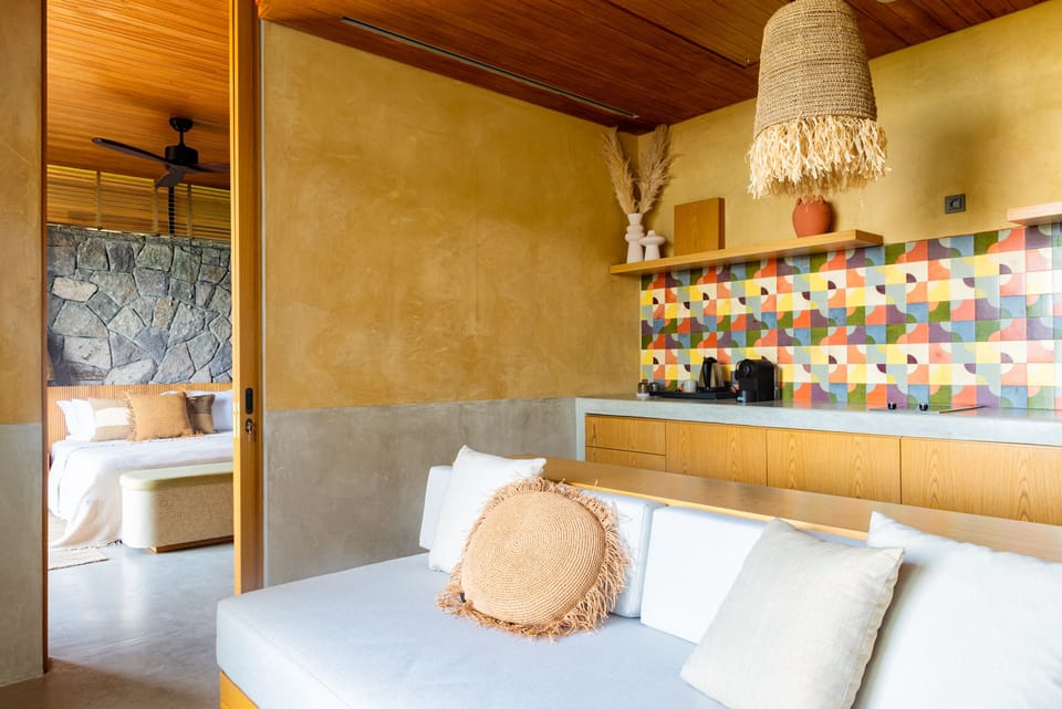 Garden Suite Sea View Room | Private kitchen | Espresso maker, coffee/tea maker, electric kettle