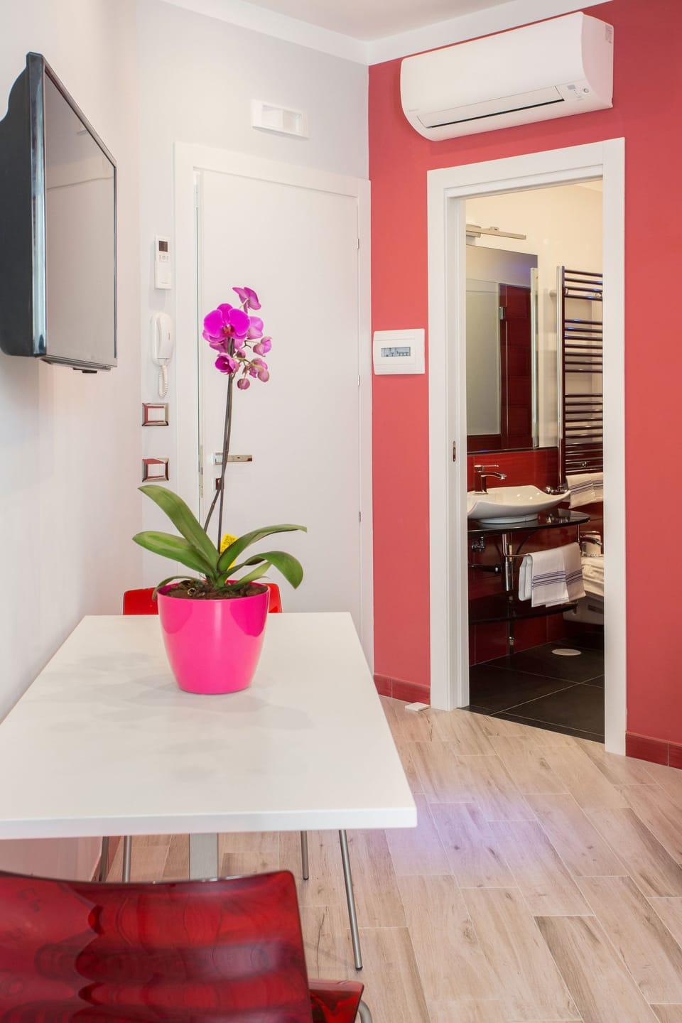 Apartment, 1 Bedroom, Balcony (Via Truglio, 1) | Living area | 50-inch flat-screen TV with satellite channels, TV