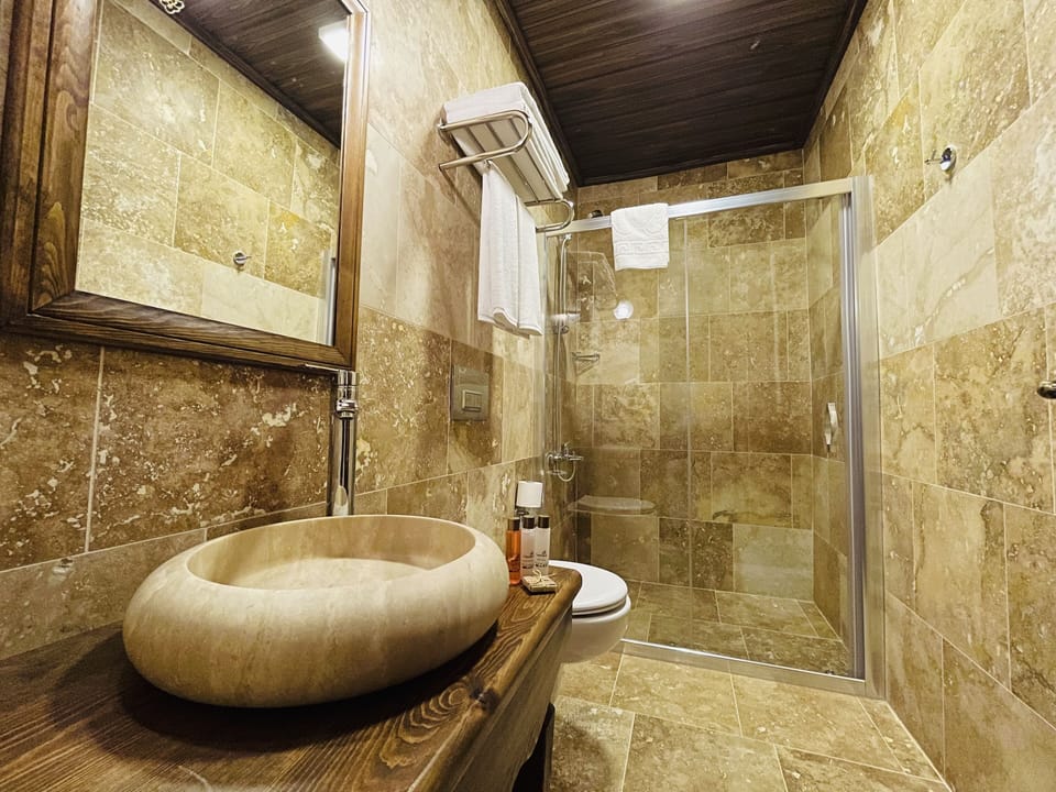 Economy Room | Bathroom | Shower, rainfall showerhead, free toiletries, hair dryer