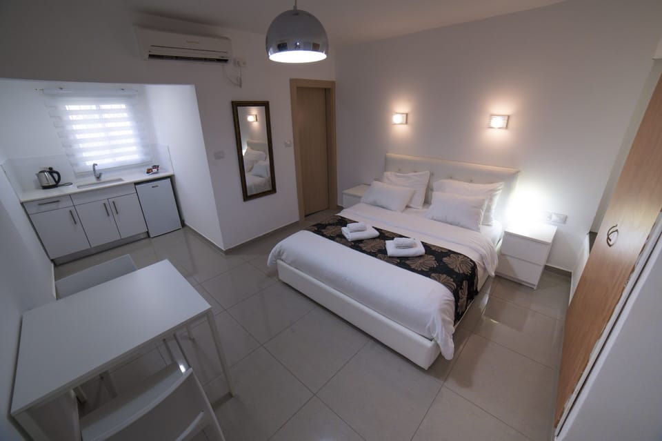 Premium Double Room, Patio | Living area | Flat-screen TV