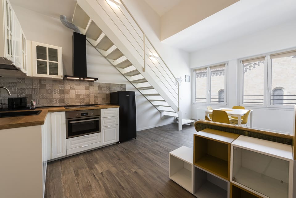 Comfort Apartment | Private kitchen | Fridge, stovetop, dishwasher, coffee/tea maker