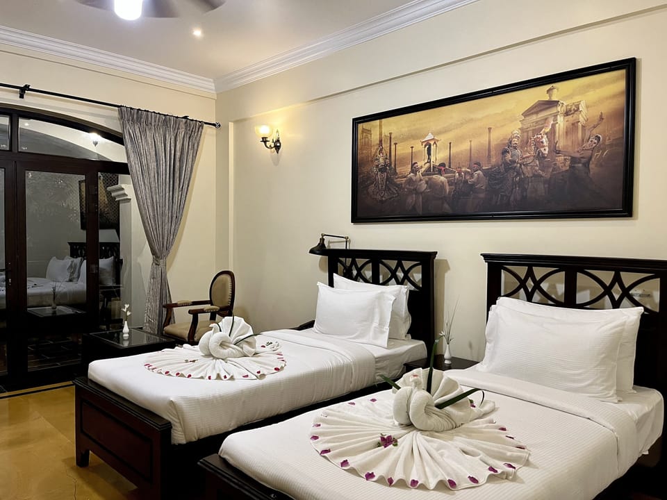 Lily Pond View Room | Egyptian cotton sheets, premium bedding, down comforters