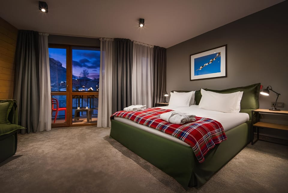 Double Room (Aleko) | Minibar, in-room safe, blackout drapes, iron/ironing board