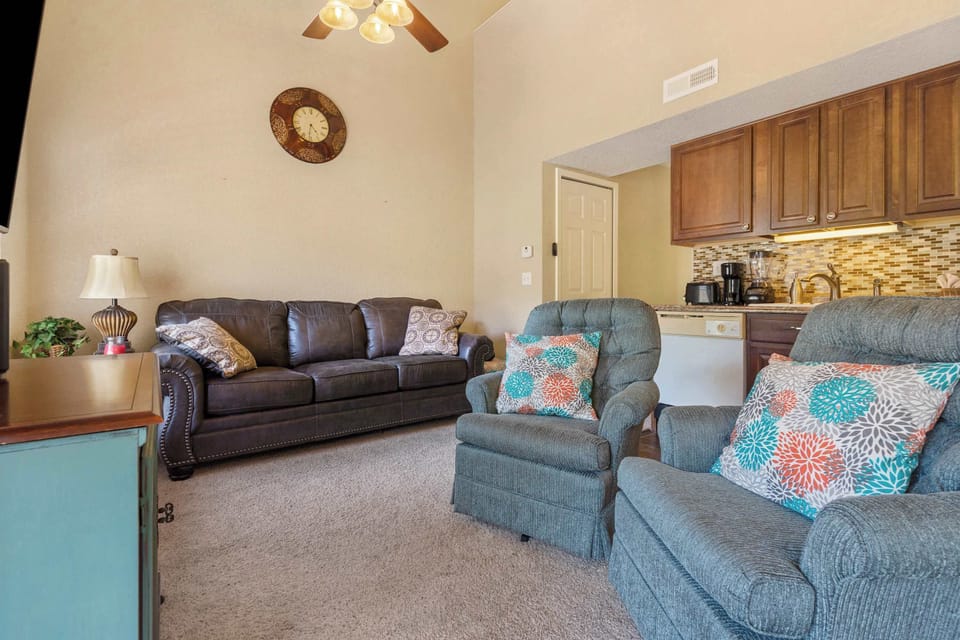 Condo, Multiple Beds, Balcony, Garden View (Journey Down Abby Lane ) | Living area | 42-inch flat-screen TV with digital channels