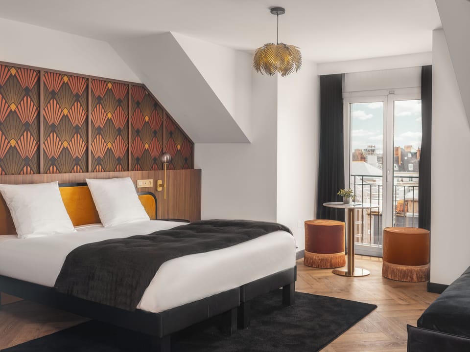 Comfort Triple Room | Laptop workspace, blackout drapes, soundproofing, Internet