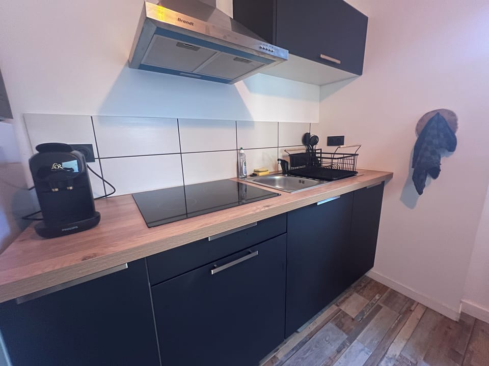 Honeymoon Double Room | Private kitchen | Espresso maker, coffee/tea maker, electric kettle, dining tables