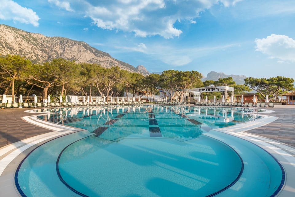 Indoor pool, 4 outdoor pools, open 9 AM to 8:00 PM, pool umbrellas