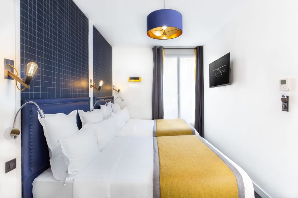 Classic Quadruple Room, 2 Double Beds | Premium bedding, in-room safe, desk, blackout drapes