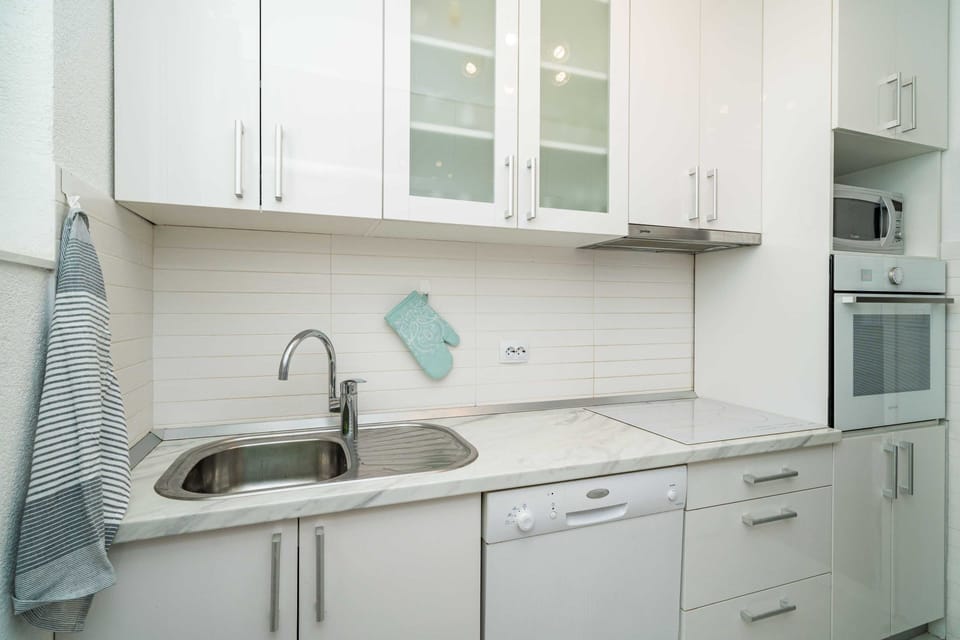Apartment (Two Bedroom Apartment with Balcony) | Private kitchen | Fridge