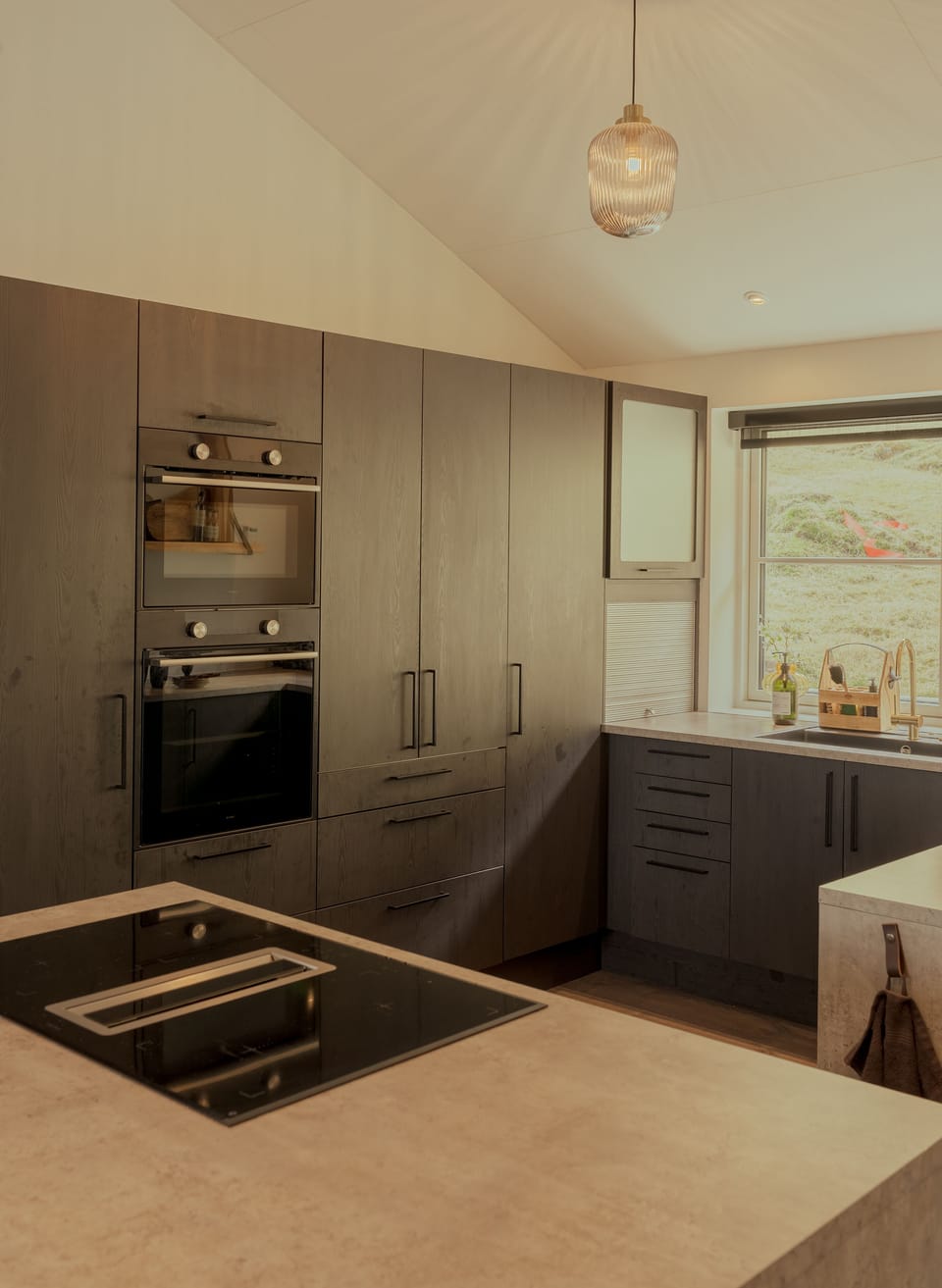 Luxury Villa | Private kitchen | Coffee/tea maker, full-size fridge, microwave, oven