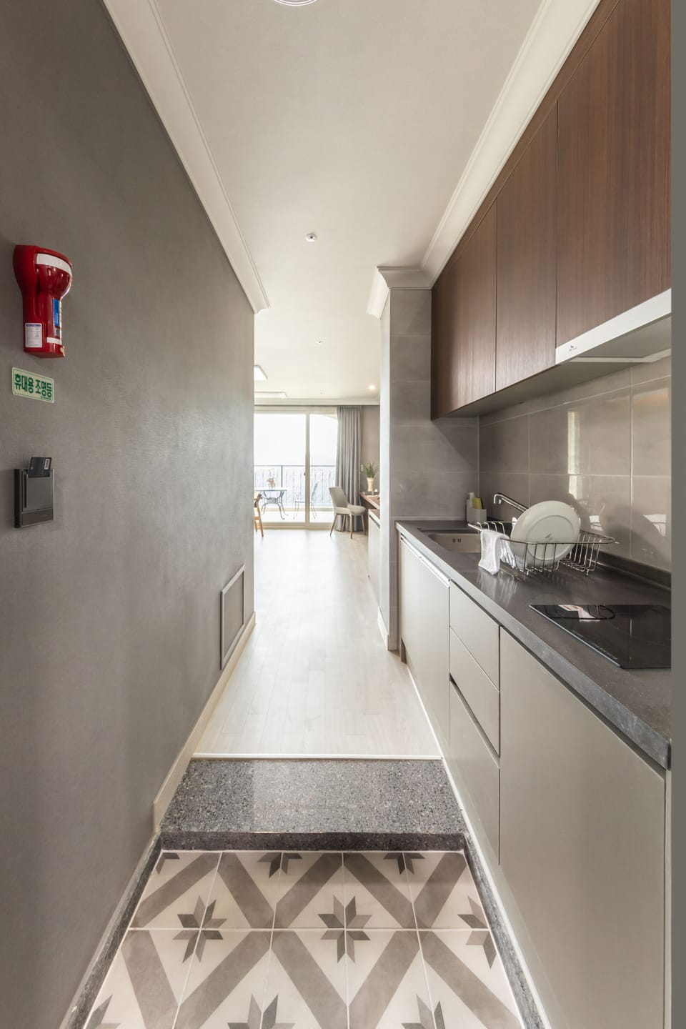 Standard Condo | Private kitchen | Fridge, dining tables