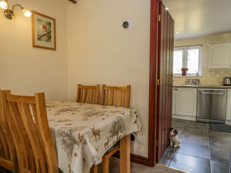 Fridge, dishwasher, electric kettle, toaster