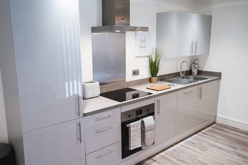 Panoramic Apartment, Accessible, Private Bathroom | Shared kitchen