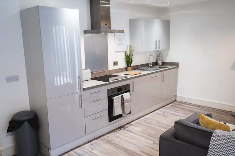 Panoramic Apartment, Accessible, Private Bathroom | Shared kitchen