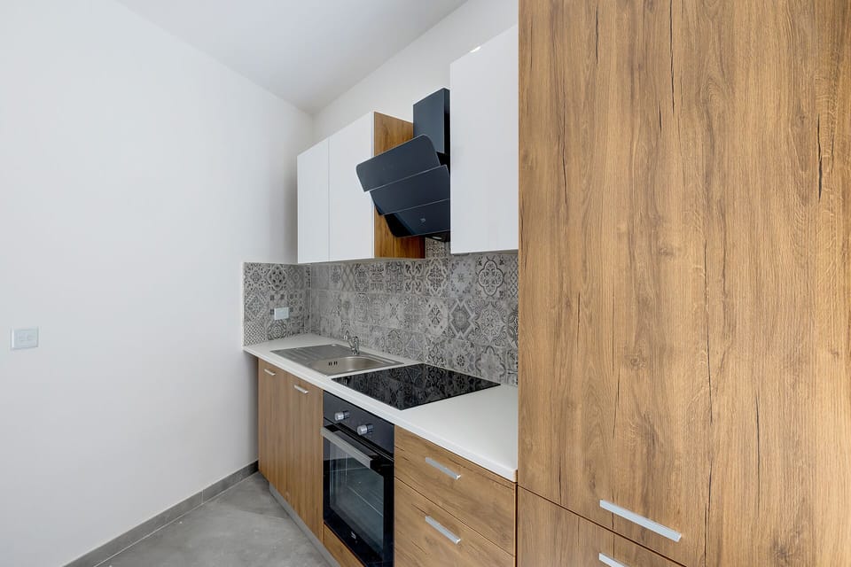 Apartment (1 Bedroom) | Private kitchen | Fridge, espresso maker, electric kettle, toaster