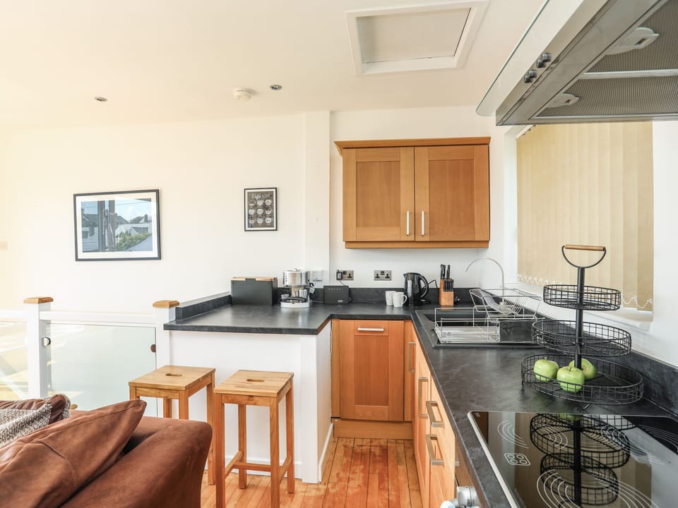 Fridge, dishwasher, electric kettle, toaster