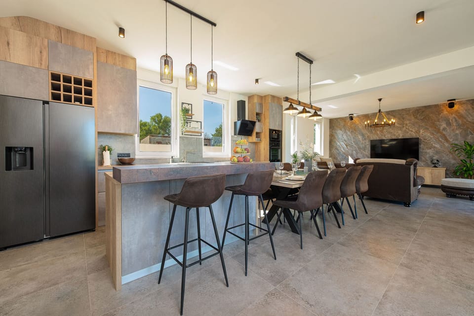Villa, 4 Bedrooms, Private Pool, Mountain View | Private kitchen | Microwave, oven, dishwasher, coffee/tea maker