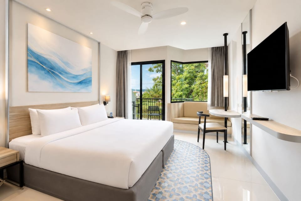 Superior Double or Twin Room, Garden View | Bathroom | Shower, eco-friendly toiletries, hair dryer, bidet