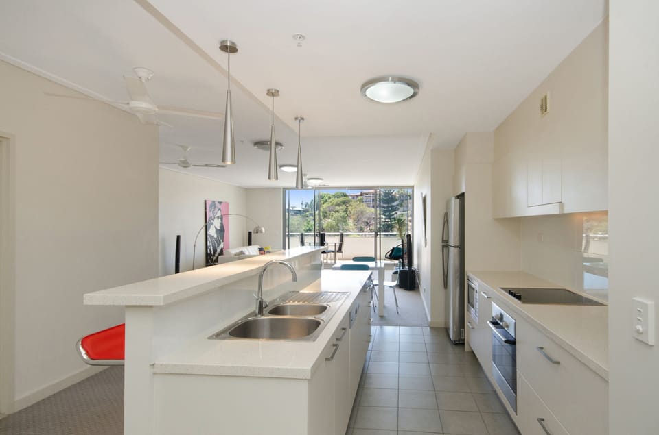 Apartment, 2 Bedrooms | Private kitchen | Full-size fridge, microwave, oven, stovetop