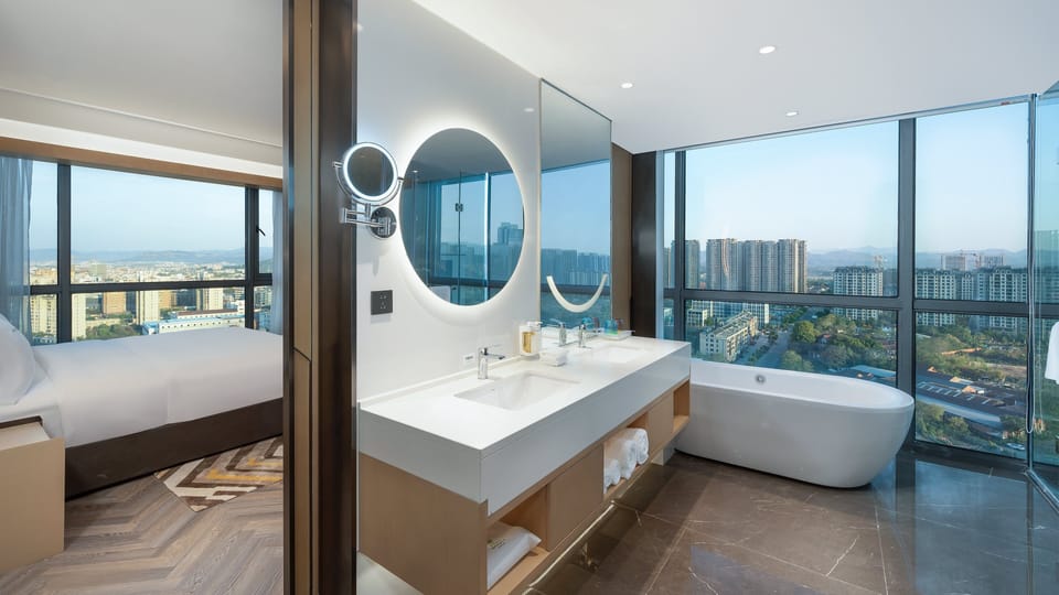 Suite, 1 Bedroom | Bathroom | Shower, rainfall showerhead, free toiletries, hair dryer