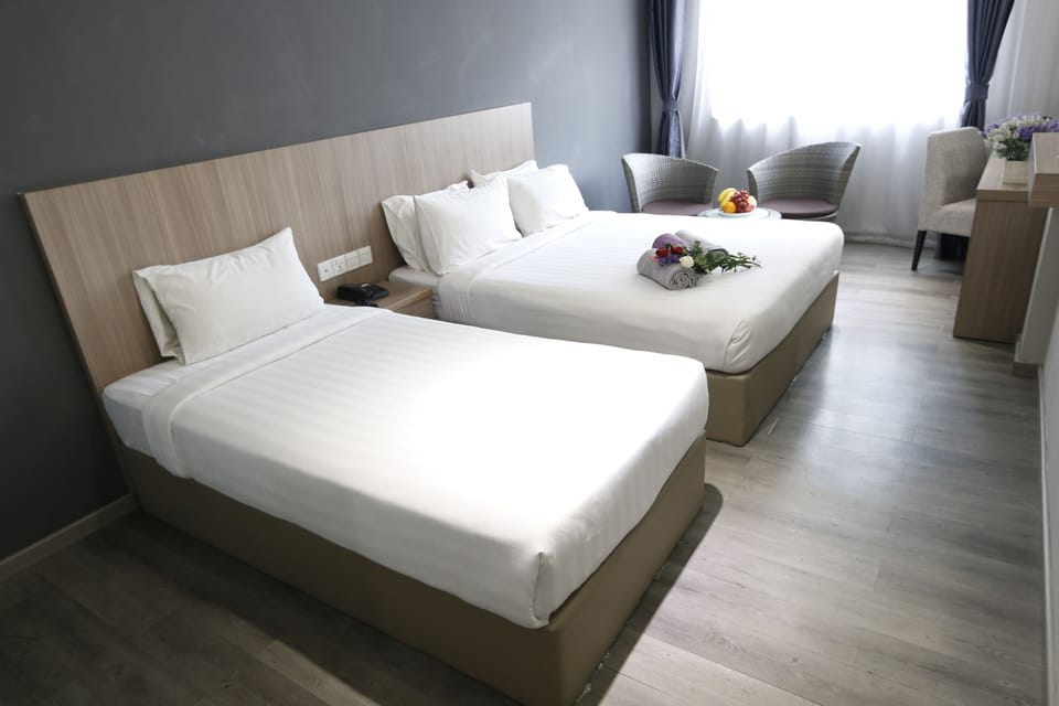 In-room safe, desk, blackout drapes, iron/ironing board
