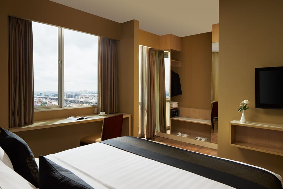 Family Suite, 3 Bedrooms | Minibar, in-room safe, desk, laptop workspace