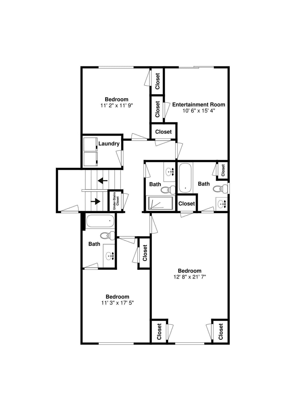 House, Multiple Beds, Balcony, Partial Ocean View | Floor plan
