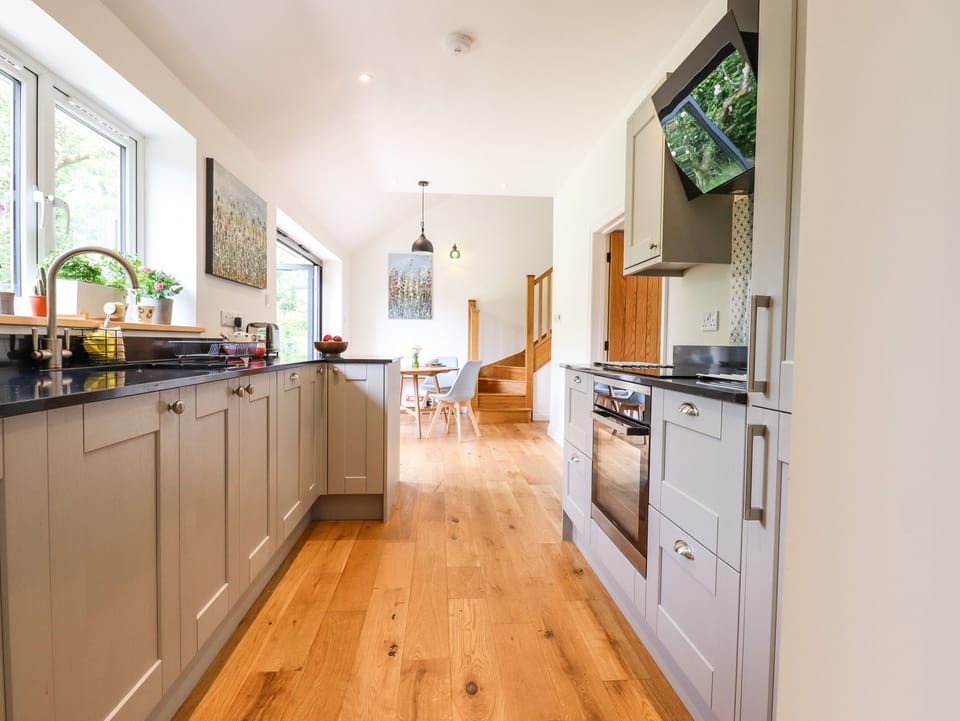 Fridge, dishwasher, electric kettle, toaster