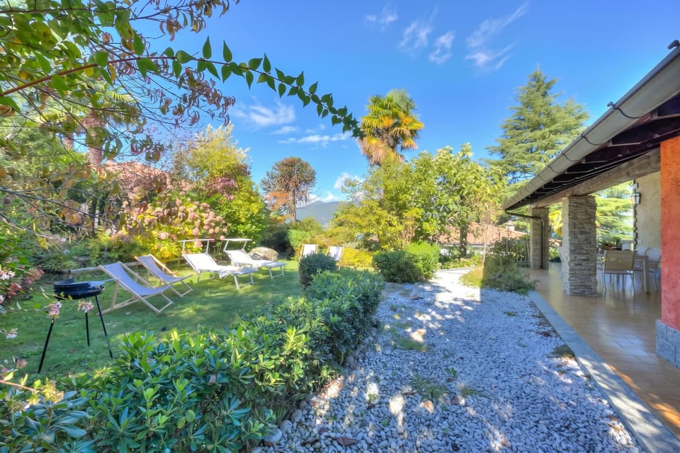 Family Villa, 3 Bedrooms, 2 Bathrooms, Mountainside (Casa Francesca Garden & View Lago) | Garden