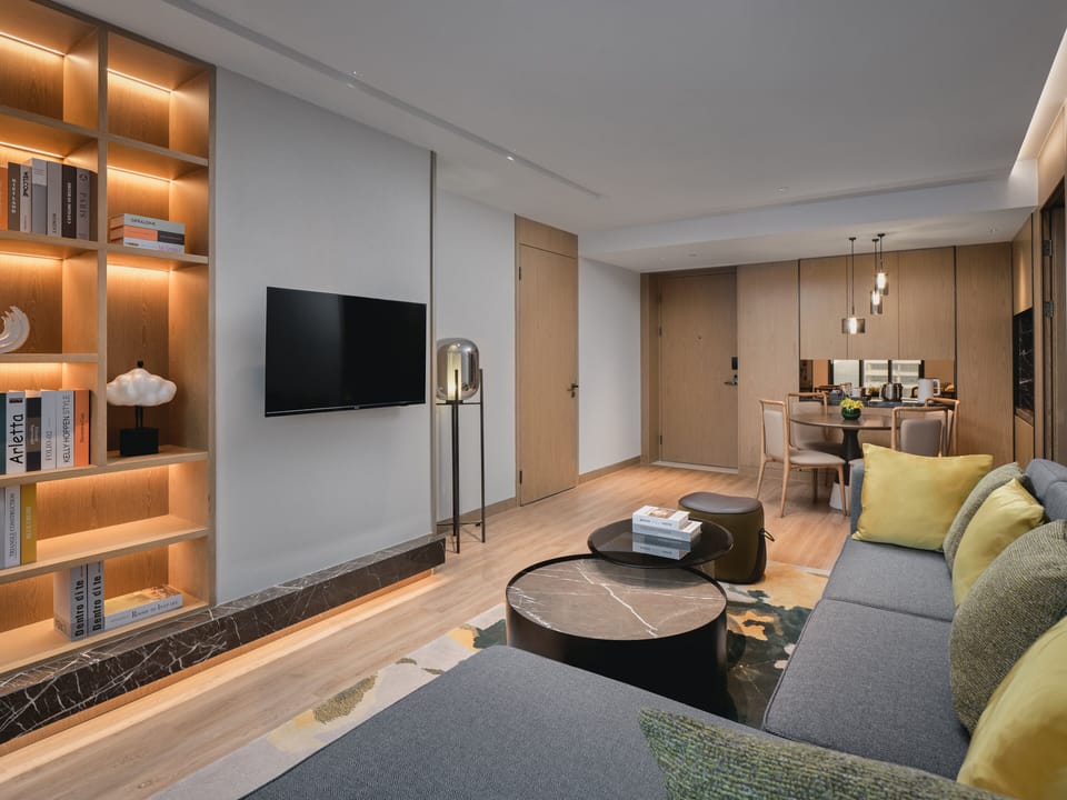 In-room safe, desk, laptop workspace, soundproofing