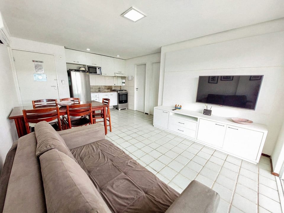 Family Apartment | Living area | 40-inch TV with digital channels