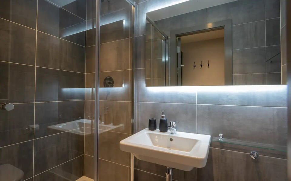 Free toiletries, hair dryer, towels, soap