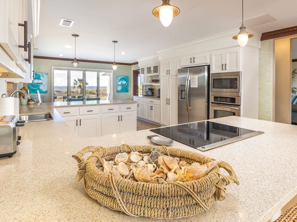 House, Multiple Beds, Kitchen, Ocean View | Private kitchen | Fridge, microwave, oven, stovetop