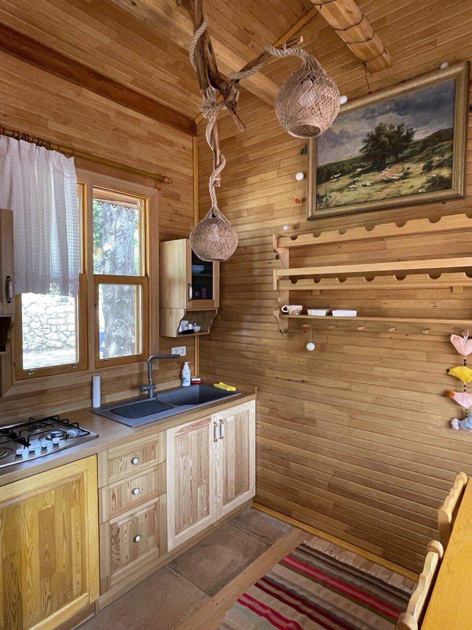 Forest Bungalow in Mountain (2A) | Private kitchen | Fridge, stovetop, highchair, cookware/dishes/utensils