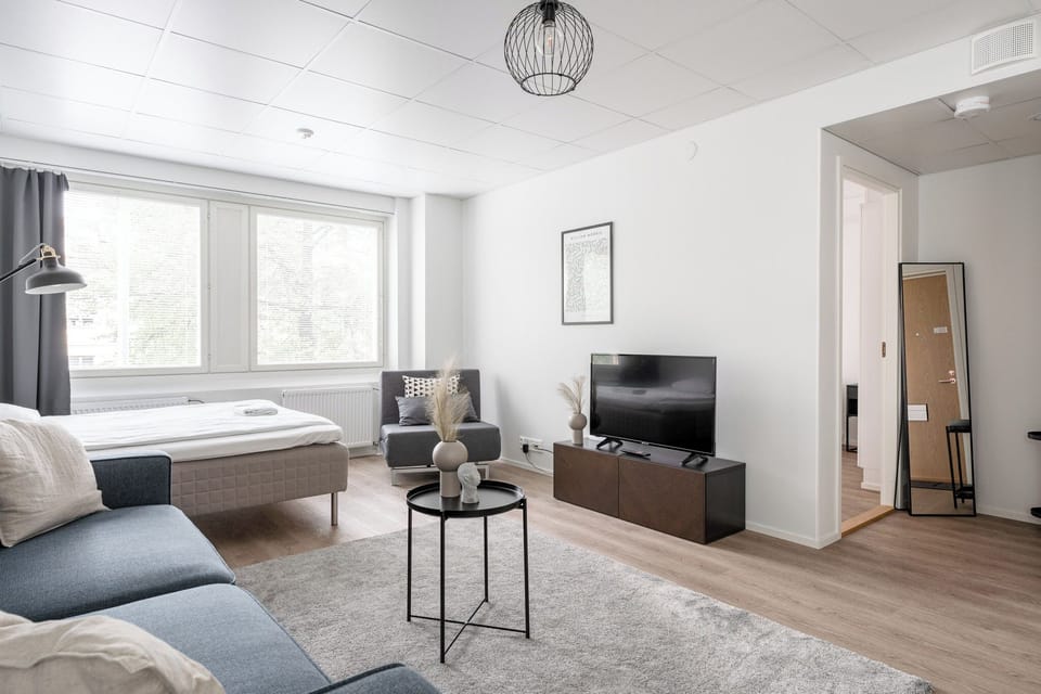 Spacious 1BR at Downtown with Balcony Apartment in Finland