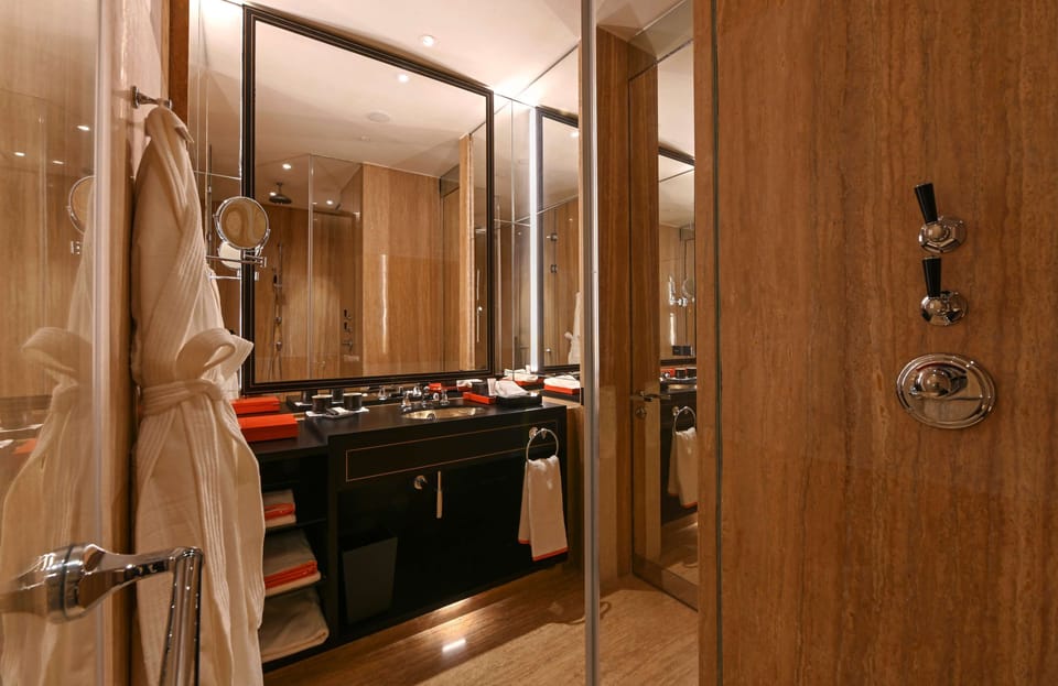 Hair dryer, bathrobes, slippers, electronic bidet