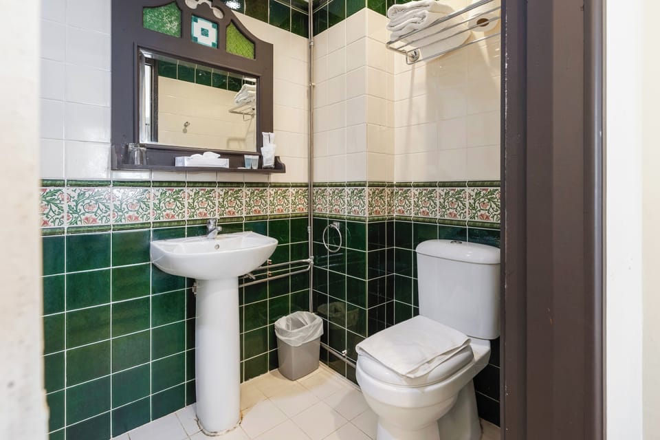 Deluxe Twin Room | Bathroom | Free toiletries, hair dryer, slippers, towels